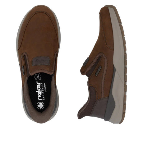Rieker Men's Ready2Go Slip On Shoes - Brown