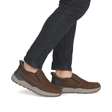 Rieker Men's Ready2Go Slip On Shoes - Brown