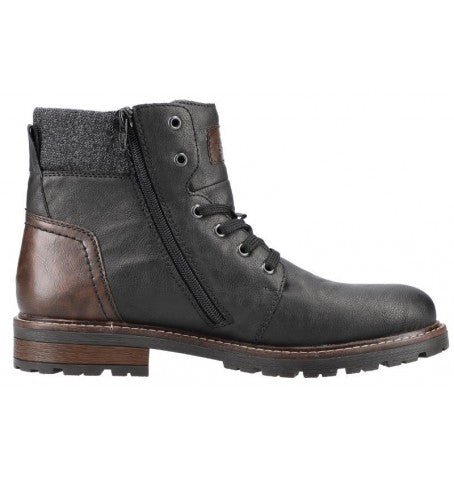 Rieker Men's Ricardo Boots - Black/Brown