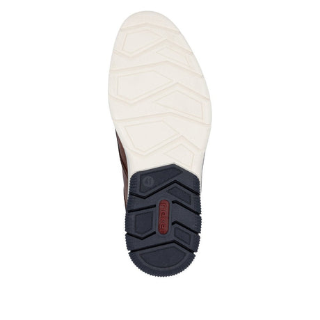 Rieker Men's Slip On Shoes - Brown/Navy