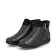 Rieker Women's Donna Zip Ankle Boots - A&M Clothing & Shoes - Westlock