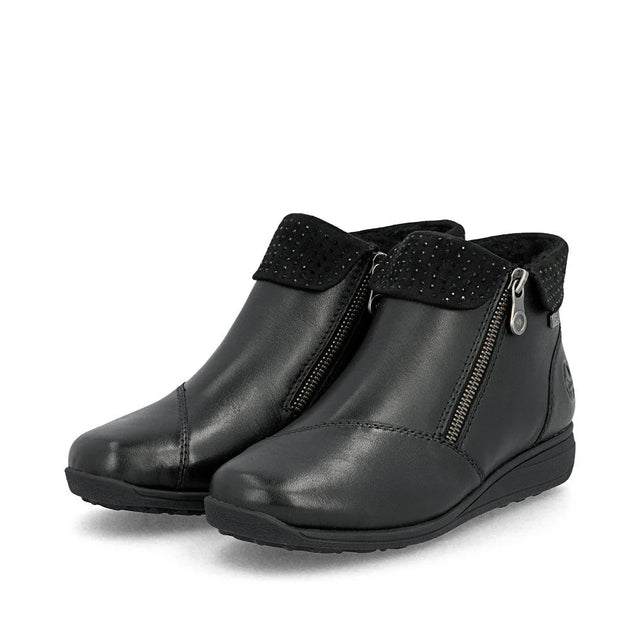 Rieker Women's Donna Zip Ankle Boots - A&M Clothing & Shoes - Westlock