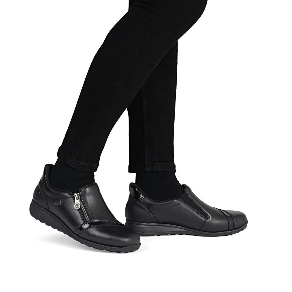 Rieker Women's Donna Zip Shoes - A&M Clothing & Shoes - Westlock