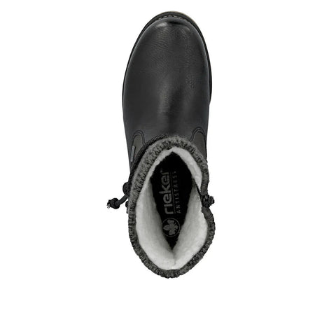 Rieker Women's Fee Ankle Boots - Black/Grey