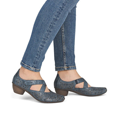Rieker Women's Heels - Navy