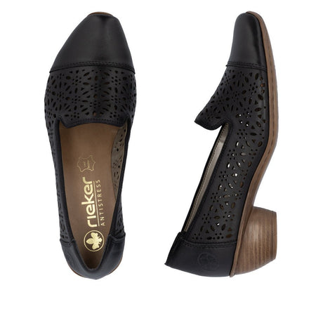 Rieker Women's Lugano Dress Shoes - Black