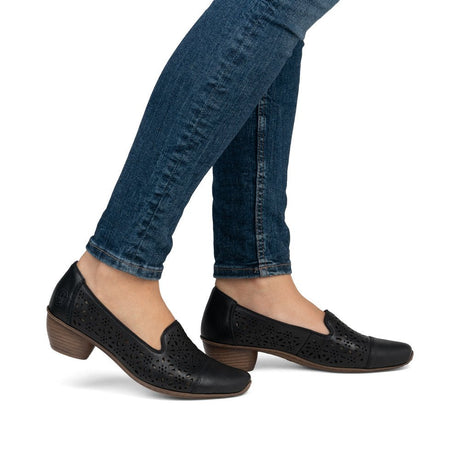 Rieker Women's Lugano Dress Shoes - Black