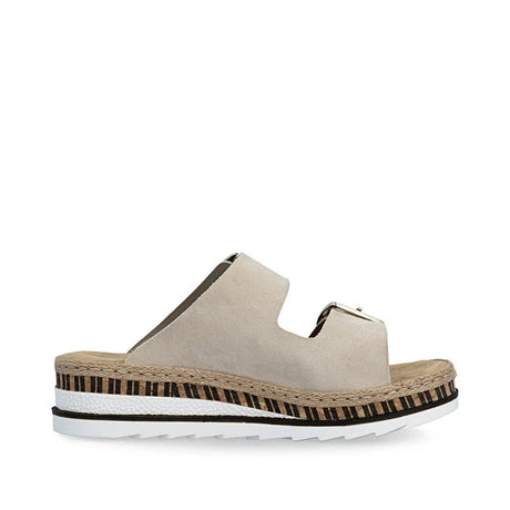 Rieker Women's Mule Sandals - Beige