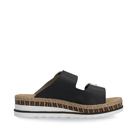 Rieker Women's Mule Sandals - Black