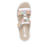 Rieker Women's Multi Color Sandals - A&M Clothing & Shoes - Westlock