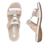 Rieker Women's Multi Color Sandals - A&M Clothing & Shoes - Westlock