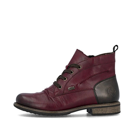 Rieker Women's Ornella Leather Boots - Red