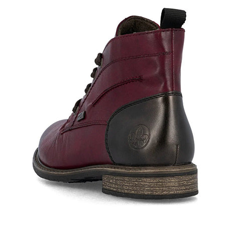 Rieker Women's Ornella Leather Boots - Red