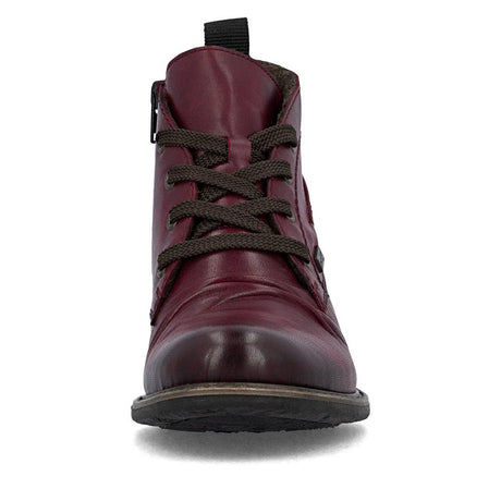Rieker Women's Ornella Leather Boots - Red