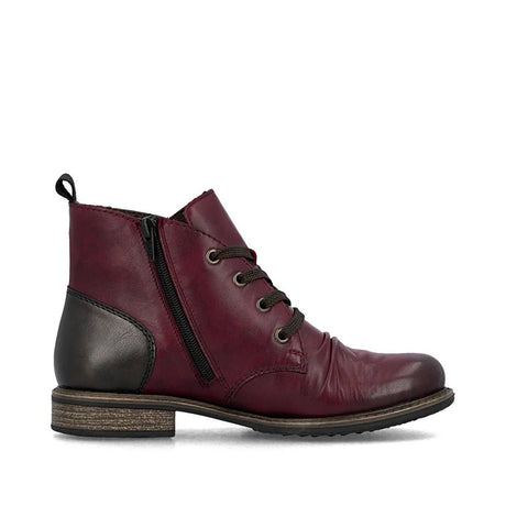 Rieker Women's Ornella Leather Boots - Red