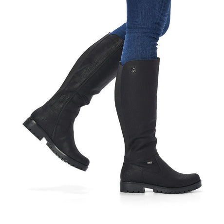 Rieker Women's Payton Tall Boots - Black