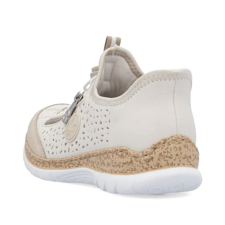 Rieker Women's Ready2Go Slip On Shoes - Beige