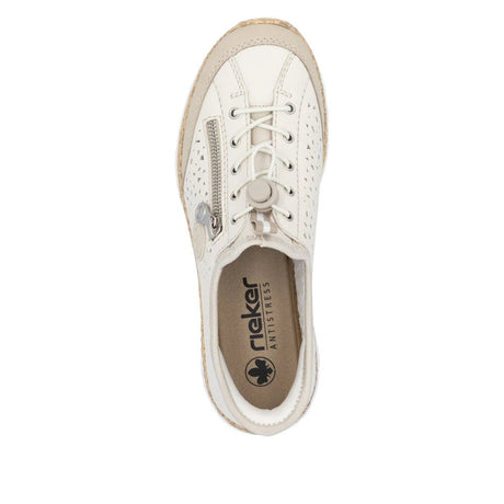 Rieker Women's Ready2Go Slip On Shoes - Beige