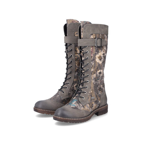 Rieker Women's Tall Floral Boots - A&M Clothing & Shoes