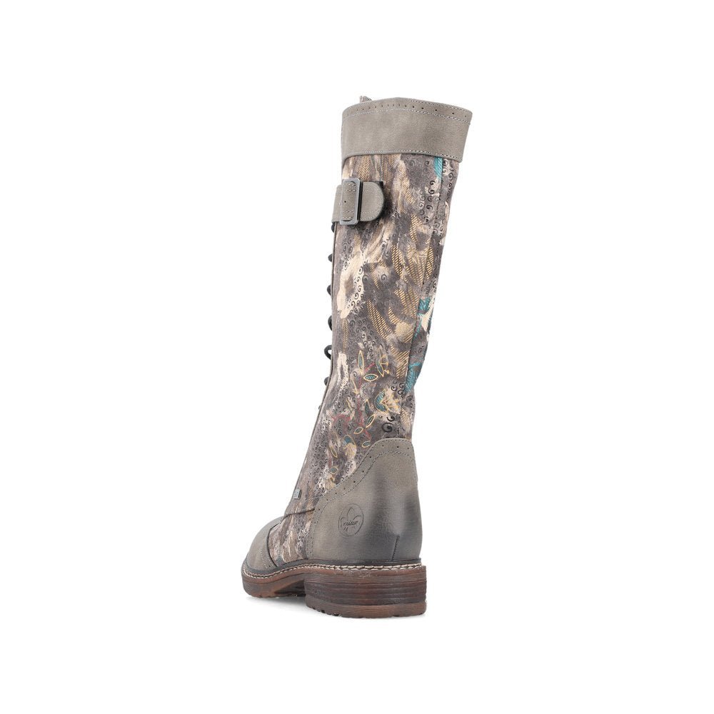 Rieker Women's Tall Floral Boots - A&M Clothing & Shoes - Westlock