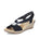 Rieker Women's Wedge Sandals - Black