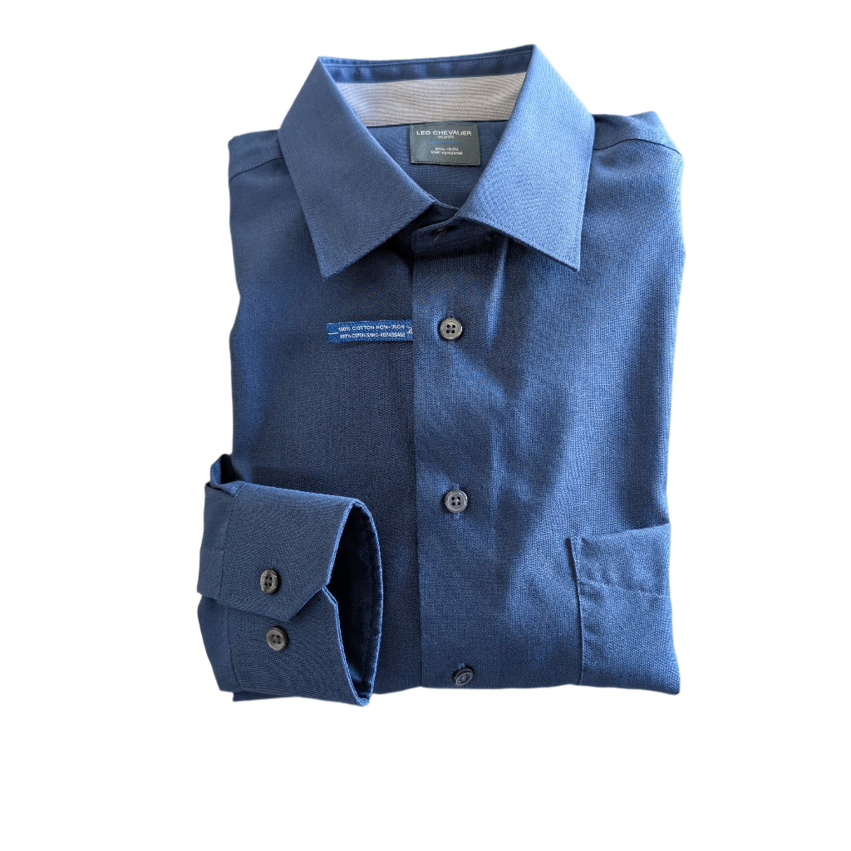 Leo Chevalier Men's No-Iron Dress Shirt