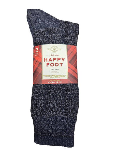 McGregor Men's Happy Foot Sock 2pk