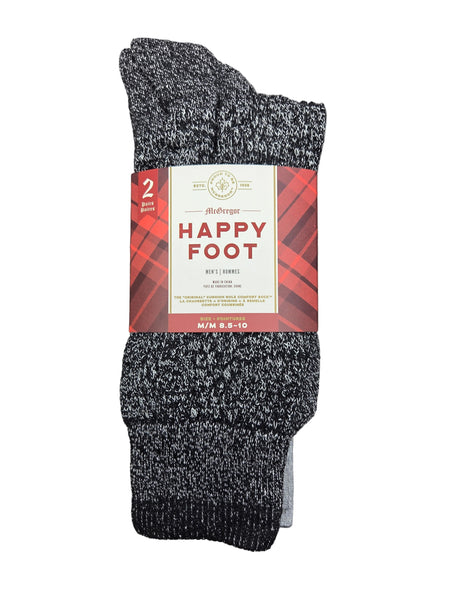 McGregor Men's Happy Foot Sock 2pk