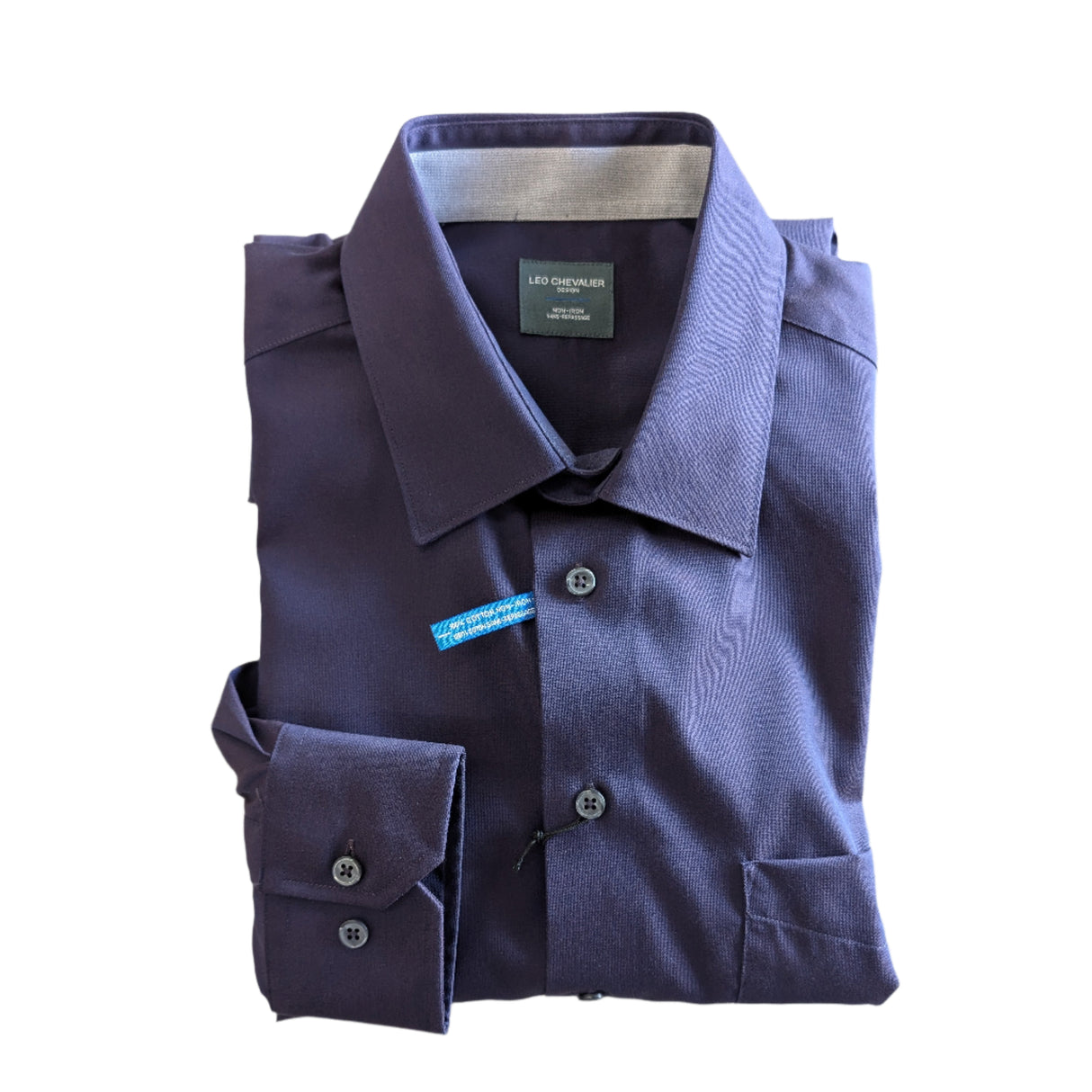 Leo Chevalier Men's No-Iron Dress Shirt