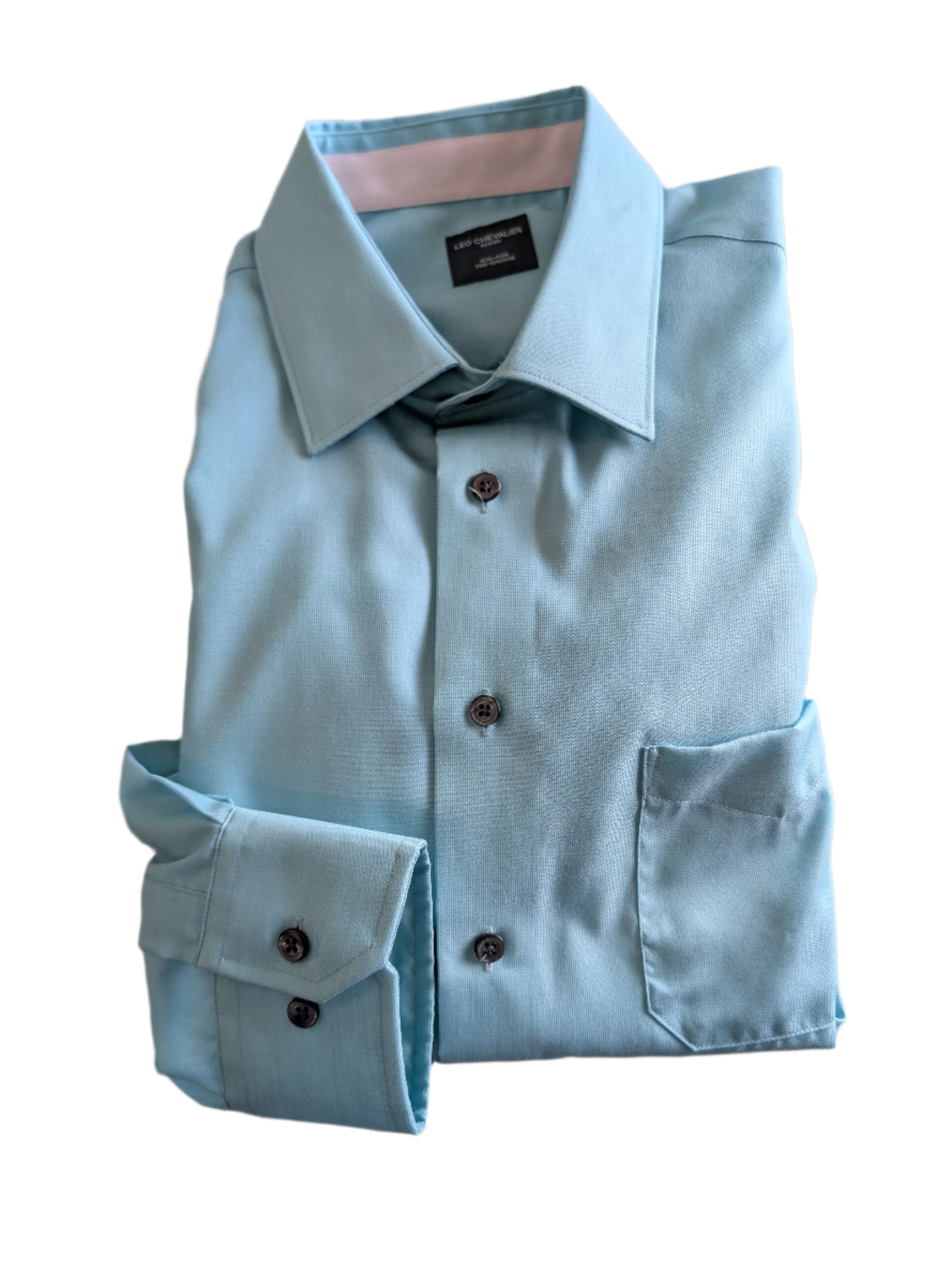 Leo Chevalier Men's No-Iron Dress Shirt