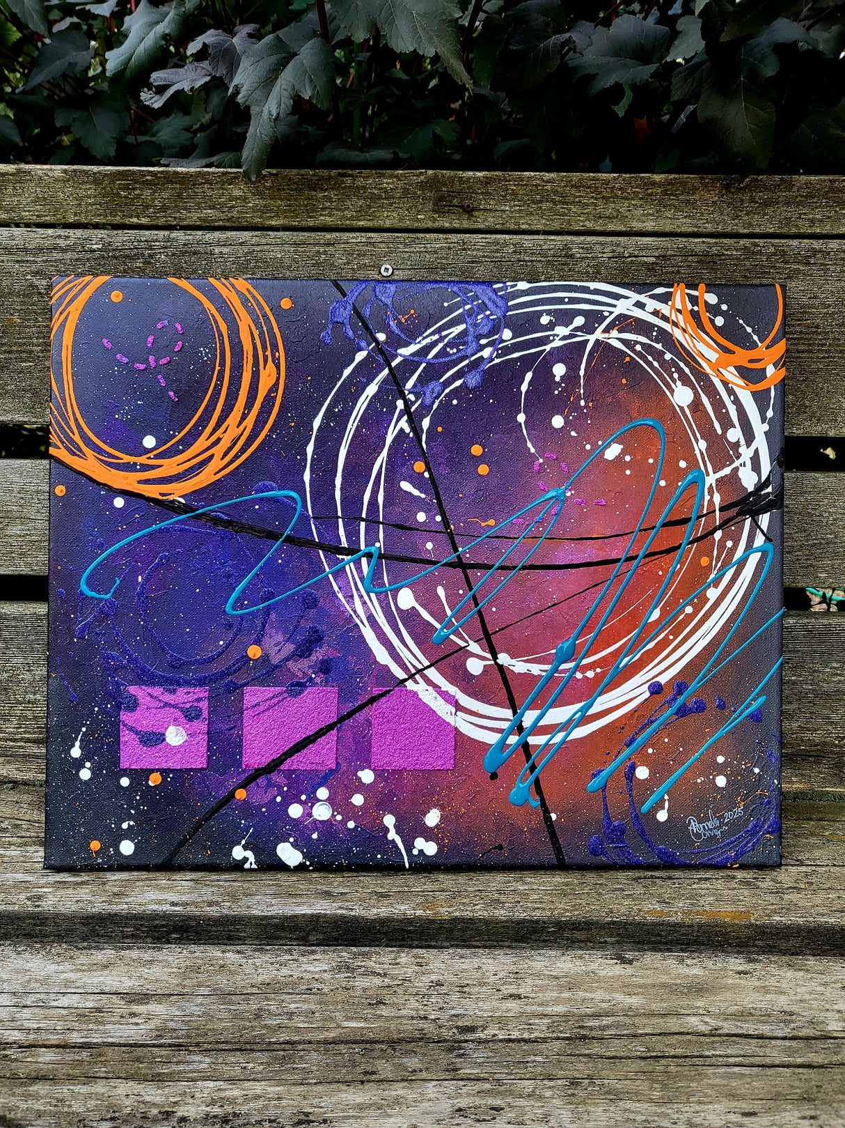 Pamela Carnegie Art 16x20 Pink Abstract