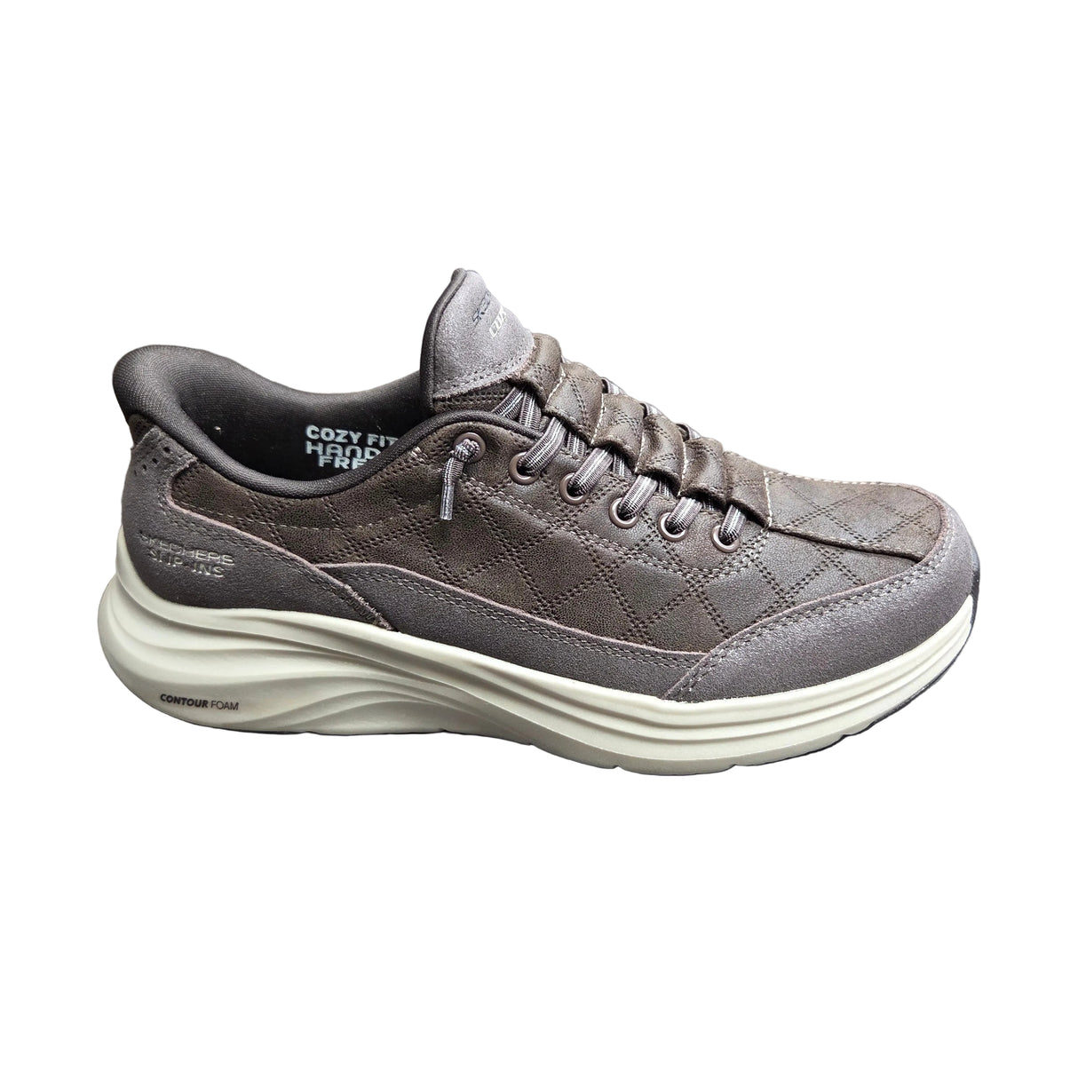 Skechers Women's Slip-Ins Contour Foam Natural Ease Shoes Wide