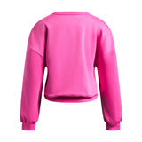 Under Armour Youth Girls Rival Fleece Oversized Crew
