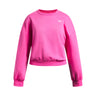 Under Armour Youth Girls Rival Fleece Oversized Crew