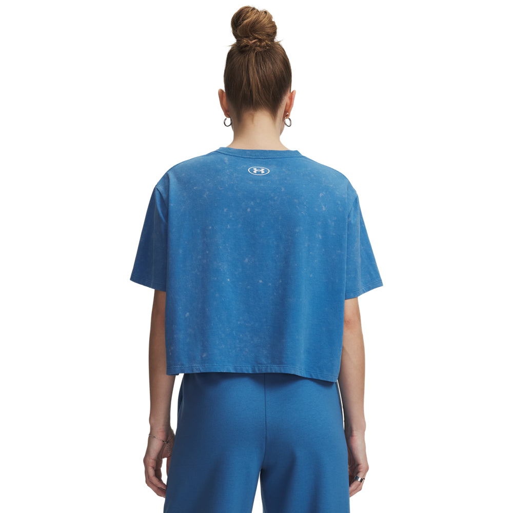 Under Armour Women's Rival Boxy Wash T-Shirt