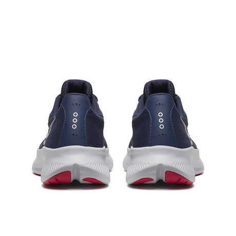 Saucony Men's Cohesion 18 Running Shoes Wide - Navy/Cloud