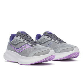 Saucony Women's Cohesion 18 Running Shoes Wide - Fossil/Crocus