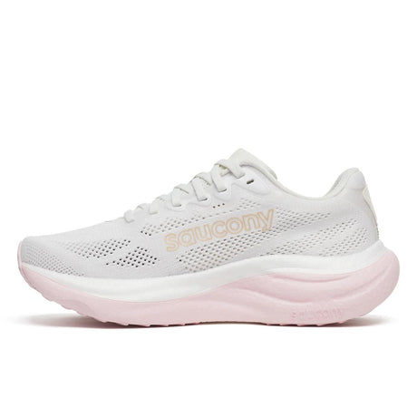 Saucony Women's Ride 19 Running Shoes - White/Silk