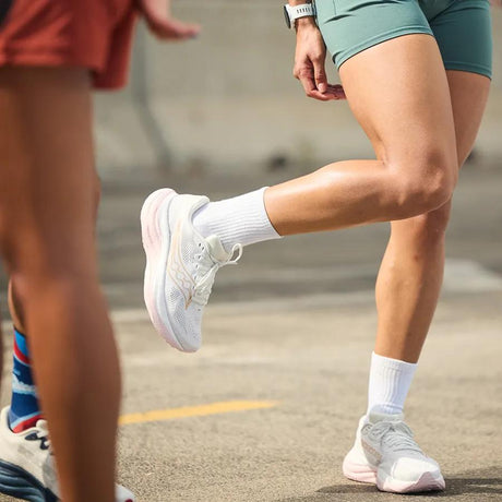 Saucony Women's Ride 19 Running Shoes - White/Silk