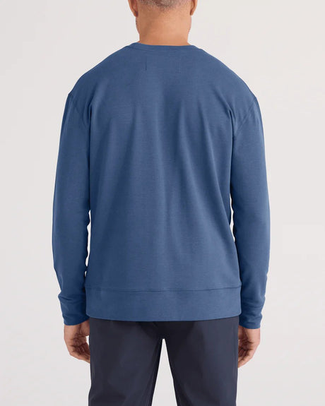 Saxx Men's 3Six Five Long Sleeve Crew - Washed Indigo