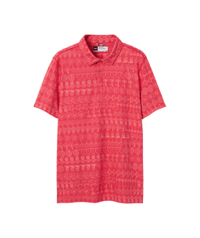 Saxx Men's Droptemp All Day Cooling Polo - Island Tee Up-Gumball