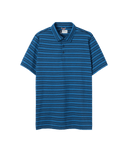 Saxx Men's Droptemp All Day Cooling Polo - Dark Denim Stripe