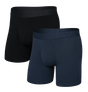 Saxx Men's Droptemp Cooling Cotton Boxer Brief Fly 2PK - A&M Clothing and Shoes