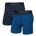 Saxx Men's Droptemp Cooling Cotton Boxer Brief Fly 2Pk - Rad Plaid/Dark Ink