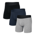 Saxx Men's Droptemp Cooling Cotton Boxer Brief Fly 3PK - A&M Clothing and Shoes