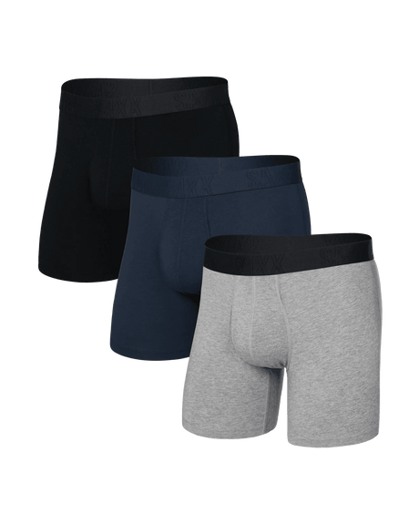 Saxx Men's Droptemp Cooling Cotton Boxer Brief Fly 3PK - A&M Clothing and Shoes