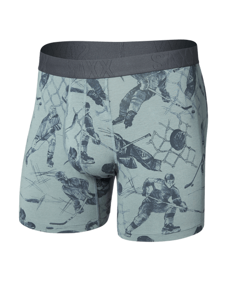 Saxx Men's Droptemp Cooling Cotton Boxer Brief Fly - A&M Clothing and Shoes