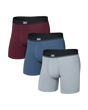 Saxx Men's Essential Cotton Boxer Brief Fly 3PK - A&M Clothing and Shoes