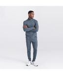 Saxx Men's Peakdaze Half Zip - Turbulence Heather