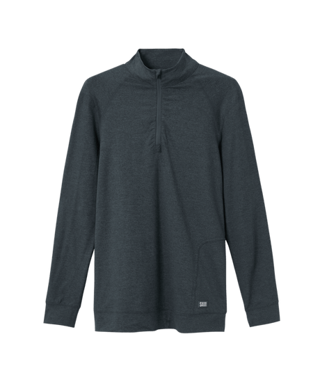 Saxx Men's Peakdaze Half Zip - Turbulence Heather